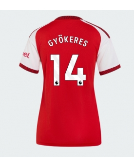 Arsenal Viktor Gyokeres #14 Maglia Gara Casa Repliche 2026-27 Donna Maniche Corte Arsenal Viktor Gyokeres #14 Maglia Gara Casa Repliche 2026-27 Donna Maniche Corte